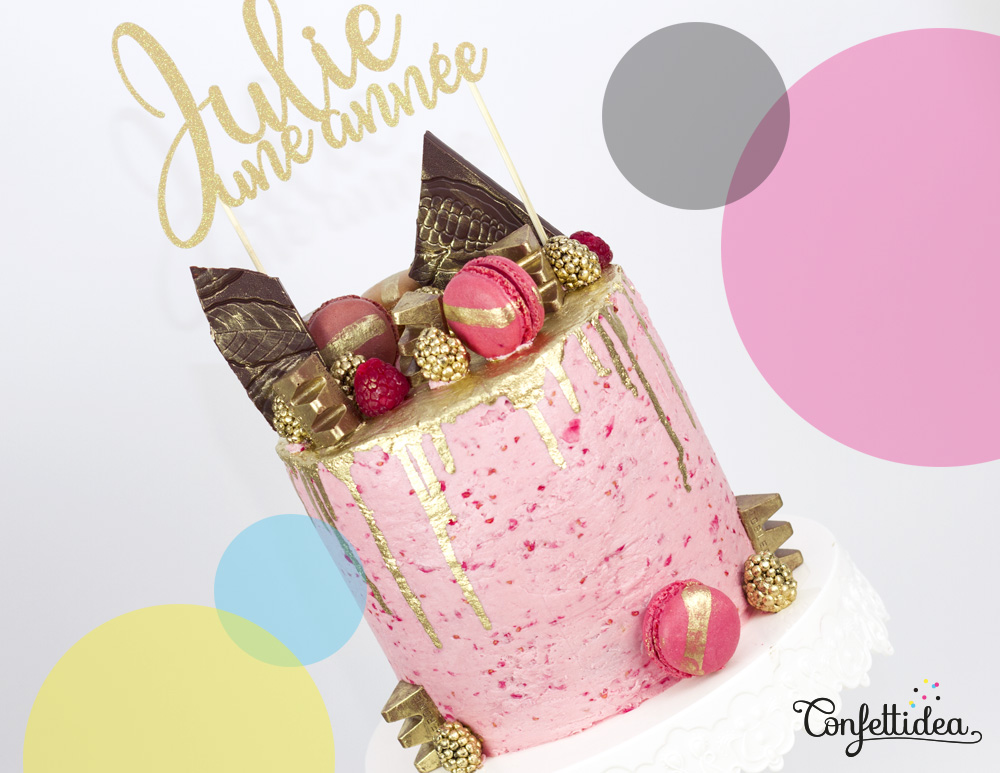 Gateau D Anniversaire De Julie 1 An Confettidea