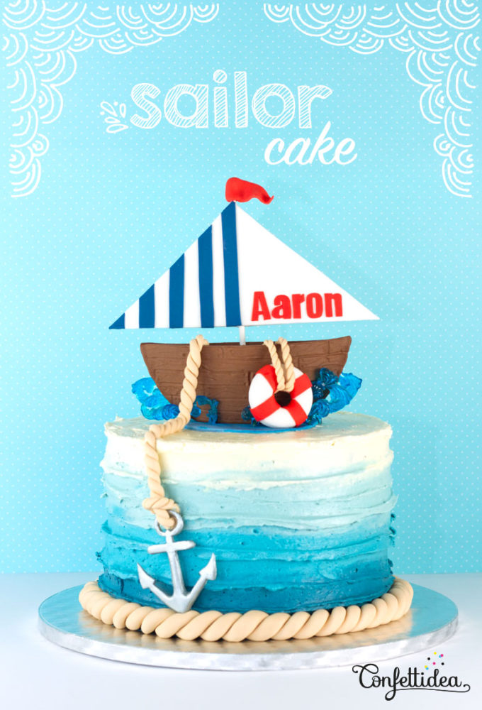 Sailor Cake Confettidea