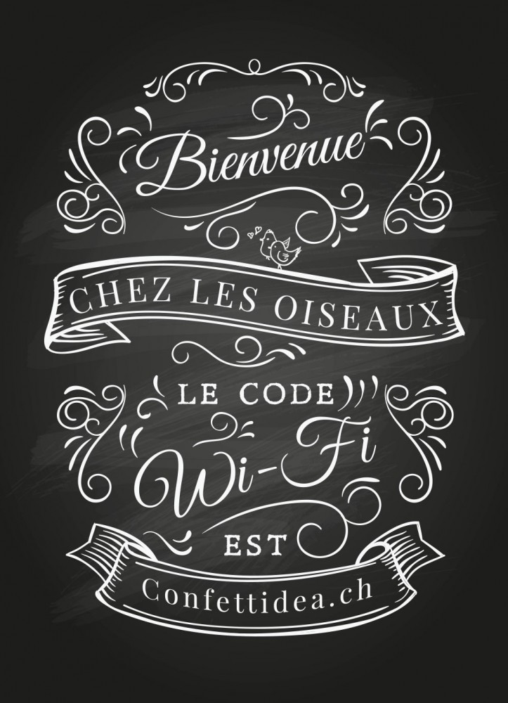 code wi-fi dans un cadre