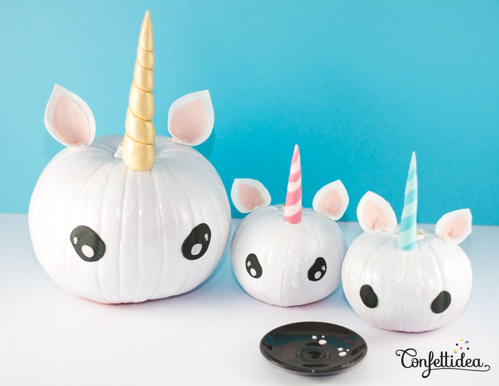 Halloween Unicorn Pumpkins DIY